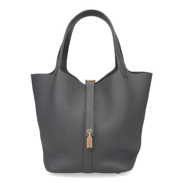 エルメス ピコタン MM 22cm HERMES トリヨンクレマンス アルドワーズ シャンパンゴールド金具 W刻印 060991 ハンドバッグ トートバッグ