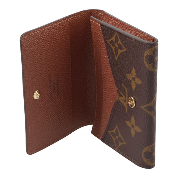 ルイヴィトン 名刺入れ LOUIS VUITTON モノグラム カードケース アンヴェロップカルトドゥヴィジット M63801 カードホルダー_4