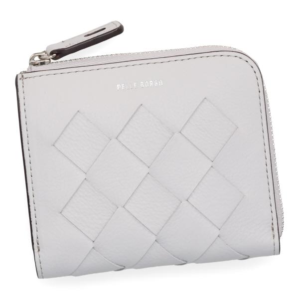 ペレボルサ 財布 レディース PELLE BORSA クロノウィーブ 5842 IG アイスグレー