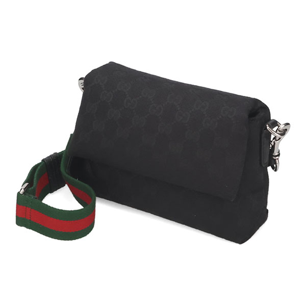 グッチ バッグ メンズ GUCCI GG スモール クロスボディバッグ 821617 FAEHA 1042 ブラック ショルダーバッグ 斜め掛け_1