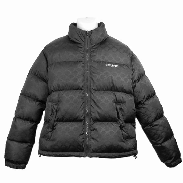 セリーヌ ダウンジャケット メンズ CELINE 2W31A795W 38NO ブラック サイズ50 XLサイズ相当