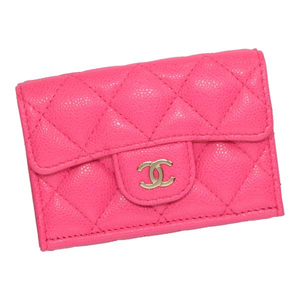 シャネル 財布 レディース CHANEL クラシック スモールフラップウォレット AP0230 B10583 NS839 フューシャピンク ゴールド金具
