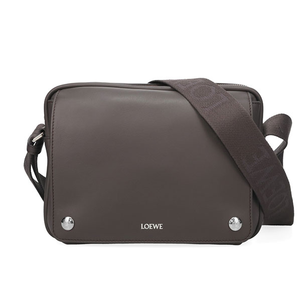 ロエベ バッグ メンズ LOEWE ペブル メッセンジャーバッグ ミディアム BANBA73X03 1220 ダークグレー