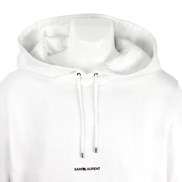 サンローラン パーカー メンズ SAINT LAURENT 677259 YB2PG 9000 ホワイト サイズL_2