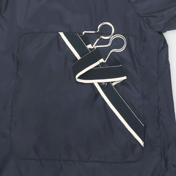 モンクレール ナイロンジャケット レディース MONCLER FILIRIA フィリリア フードジャケット 1A00131 597L7 778 ネイビー サイズ2 Mサイズ相当_4