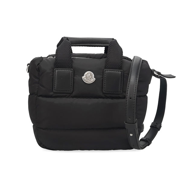 モンクレール バッグ レディース MONCLER MICRO CARADOC トートバッグ 5L00004 M6275 999 ブラック ミニバッグ ミニトート