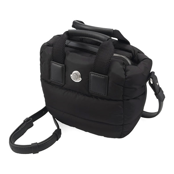 モンクレール バッグ レディース MONCLER MICRO CARADOC トートバッグ 5L00004 M6275 999 ブラック ミニバッグ ミニトート_1
