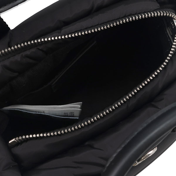モンクレール バッグ レディース MONCLER MICRO CARADOC トートバッグ 5L00004 M6275 999 ブラック ミニバッグ ミニトート_4
