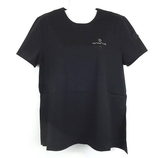 モンクレール Tシャツ レディース MONCLER 8C00001 89AE8 999 ブラック サイズXS