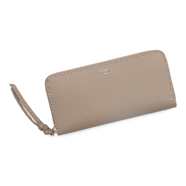 フェンディ 財布 レディース FENDI ピーカブー ジップアラウンド財布 ラージ 8M0517 ARC1 F04Y9 ベージュ 長財布 ラウンドファスナー