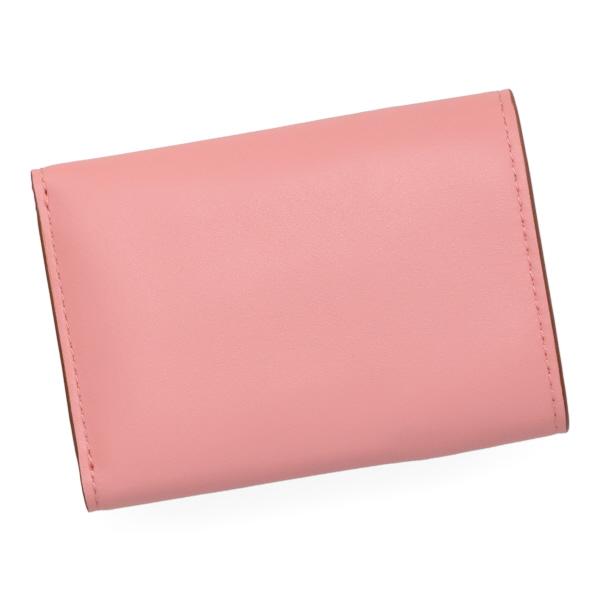 ミュウミュウ 財布 レディース MIUMIU レザー財布 5MH021 2CV6 04AN CAMELIA+COGNAC カメリア +コニャックブラウン 三つ折り財布 ミニ財布_2