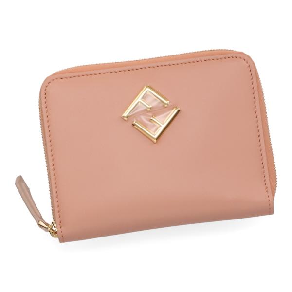 フェンディ 財布 レディース FENDI FFダイヤモンド財布 8M0508 ALV4 F1SO1 ピンク 二つ折り財布