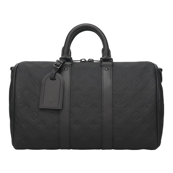 ルイヴィトン バッグ メンズ LOUIS VUITTON モノグラムトリヨン キーポル バンドリエール 35 ブラック M22765 ハンドバッグ ミニボストン ショルダーバッグ