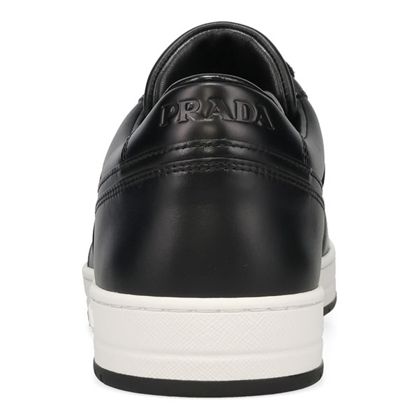 プラダ スニーカー メンズ PRADA ダウンタウン レザースニーカー 2EE364 3LJ6 F0632 ブラック サイズ8.0 27.0cm相当 靴 シューズ_3