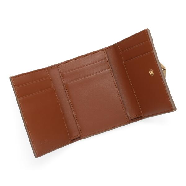フェンディ 財布 レディース FENDI FFダイヤモンド財布 8M0480 ALV4 F1URW ライトブラウン+タン 三つ折り財布 ミニ財布_3