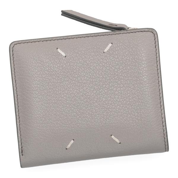 メゾンマルジェラ 財布 Maison Margiela 4ステッチ フリップフラップミディアムウォレット SA1UI0009 P4806 T8089 アッシュ 二つ折り財布