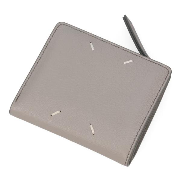 メゾンマルジェラ 財布 Maison Margiela 4ステッチ フリップフラップミディアムウォレット SA1UI0009 P4806 T8089 アッシュ 二つ折り財布_1