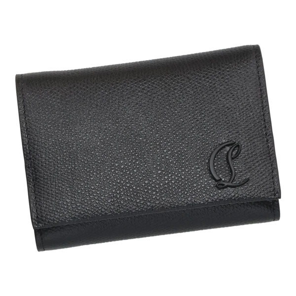 クリスチャンルブタン 財布 レディース Christian Louboutin ムーンクレスト 3255094 BK01 ブラック 三つ折り財布