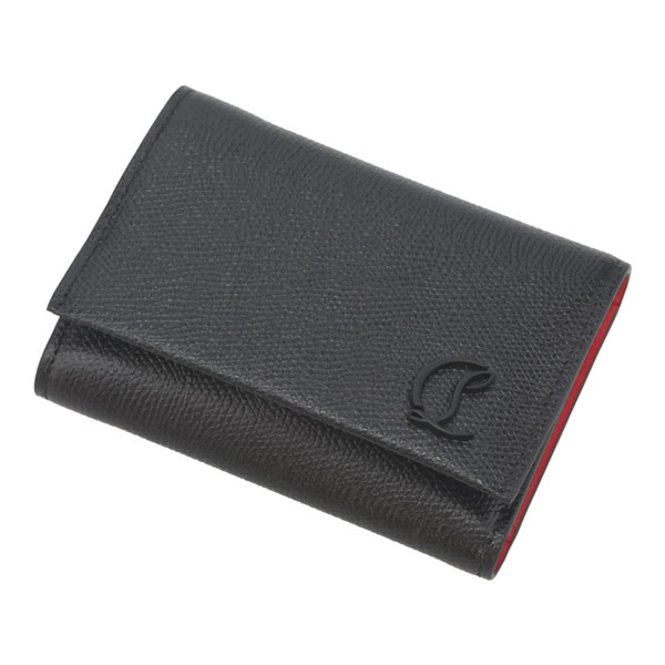 クリスチャンルブタン 財布 レディース Christian Louboutin ムーンクレスト 3255094 BK01 ブラック 三つ折り財布_1