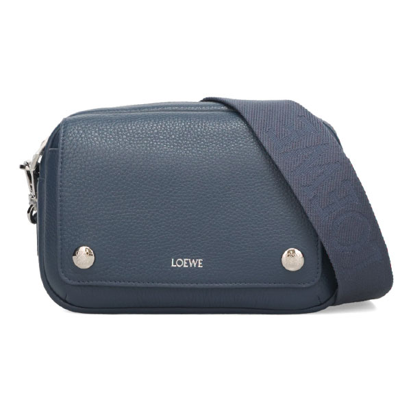 ロエベ バッグ メンズ LOEWE ペブル メッセンジャーバッグ スモール BANBPCBX01 6969 インディゴダイ ショルダーバッグ