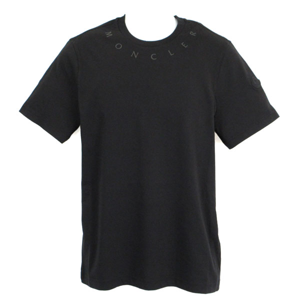 モンクレール Tシャツ メンズ MONCLER 8C00017 879AYW 999 ブラック Lサイズ