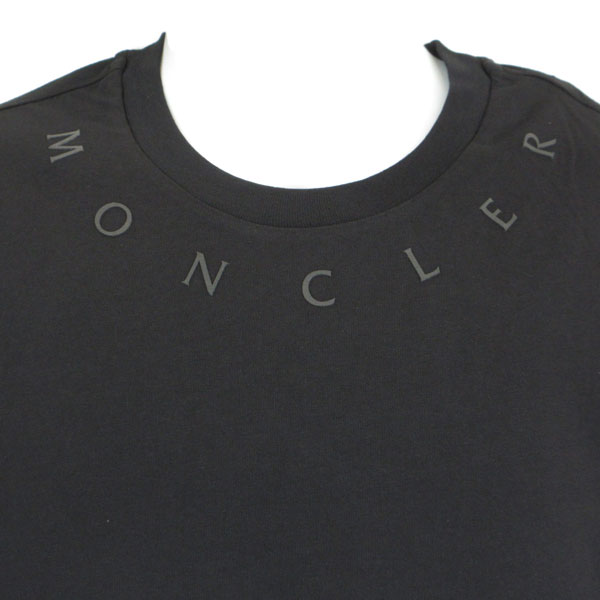 モンクレール Tシャツ メンズ MONCLER 8C00017 879AYW 999 ブラック Lサイズ