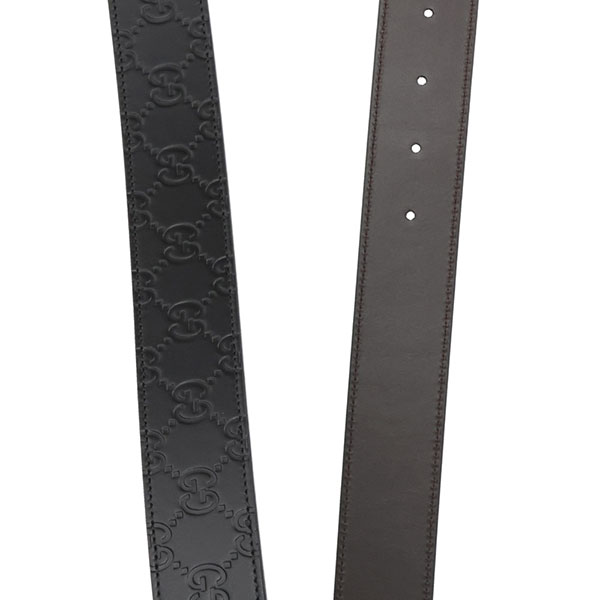 グッチ ベルト メンズ GUCCI インターロッキングG リバーシブルレザーベルト 473030 CWCWN 1070 ブラック+ブラウン サイズ90cm_2
