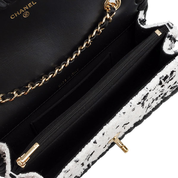 シャネル バッグ レディース CHANEL AP5097 B23537 U7668 ホワイト+ブラック ショルダーバッグ_3