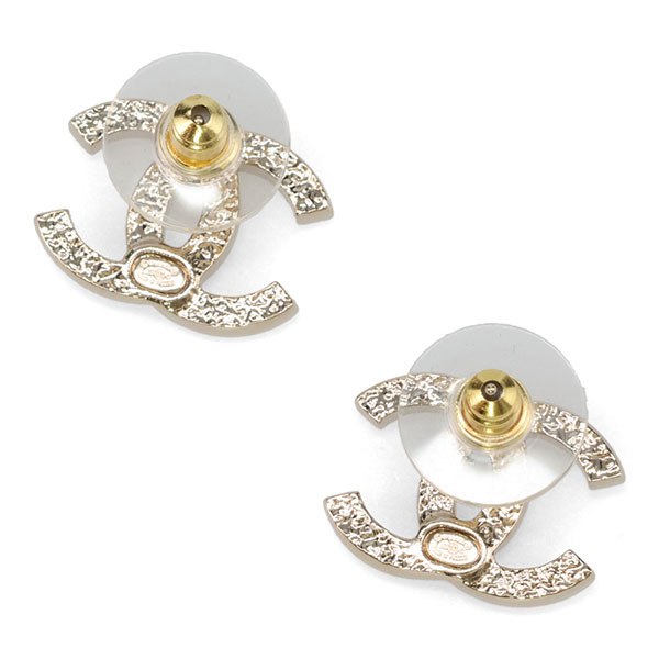 シャネル ピアス レディース CHANEL ココマーク ABG904 B23001 U6119 シャンパンゴールド＋ホワイト_2