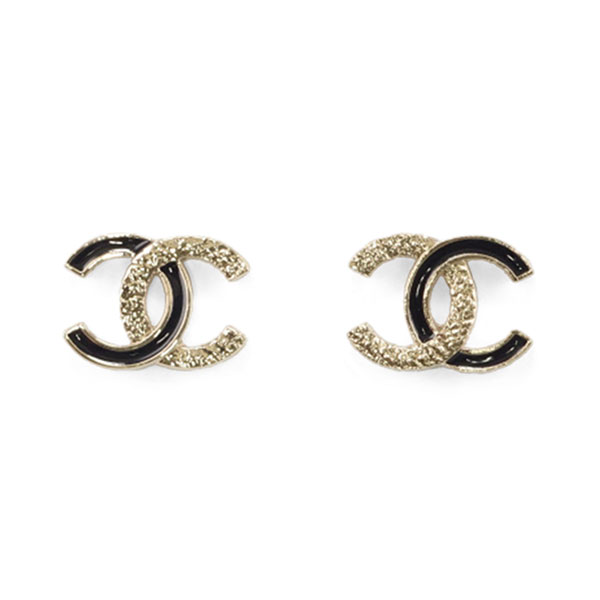 シャネル ピアス レディース CHANEL ココマーク ABG904 B23001 U6120 ブラック+シャンパンゴールド