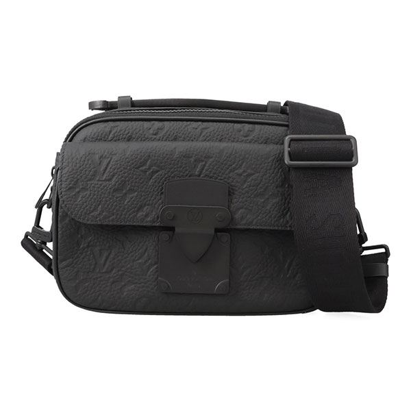 ルイヴィトン バッグ メンズ LOUIS VUITTON トリヨンレザー Sロックメッセンジャー ブラック M58489
