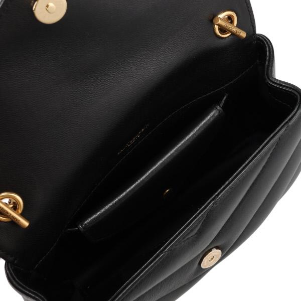 サンローラン バッグ レディース SAINT LAURENT LE5A7 ルル トイ 821749 AAEAX 1000 ブラック ゴールド金具 ショルダーバッグ_3
