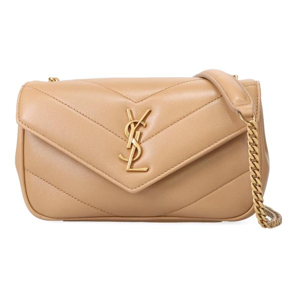サンローラン バッグ レディース SAINT LAURENT LE5A7 ルル トイ 821749 AAEAX 2357 ナチュラルタン ゴールド金具 ショルダーバッグ