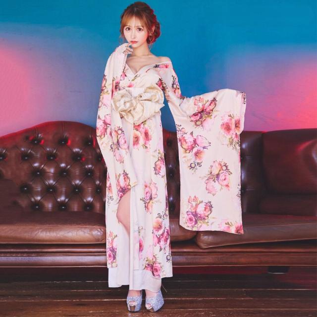 花魁コスプレ 着物コスプレ 着物衣装 ステージ衣装 舞台衣装 テレビ出演衣装 ダンス衣装 イベント衣装  インスタ映え衣装 ワンピースタイプ ミニINロングドレス