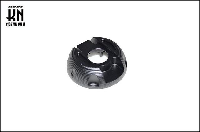 KN企画   アルミ削出しキーカバー（ブラック）/シグナスX（2-4型）［28S・1YP・BF9］（国内仕様） KN-CMB-BK