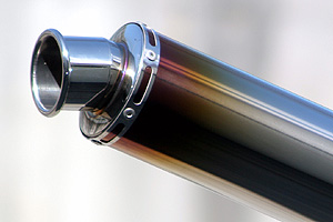 REALIZE   汎用チタンサイレンサー（φ100×340/φ60.5カールエンド/差込φ60.5） 601-001-06の通販は