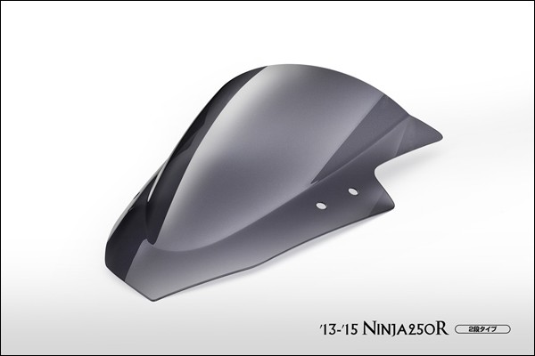 ACRYPOINT Ninja250 （13-15年） ストリートタイプスクリーン （スモーク） 160381