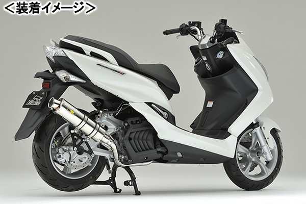 REALIZE   22Racing SUS（22レーシング ステンレス） マフラー/マジェスティS［JBK-SG28J］ 334-009-00の通販は