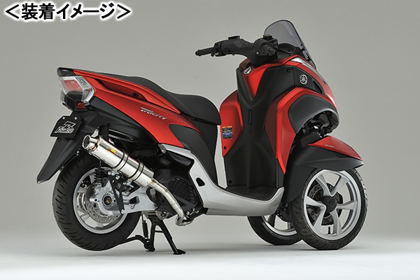 REALIZE   22Racing SUS（22レーシング ステンレス） マフラー/トリシティ125［EBJ-SE82J］ 331-009-00の通販は