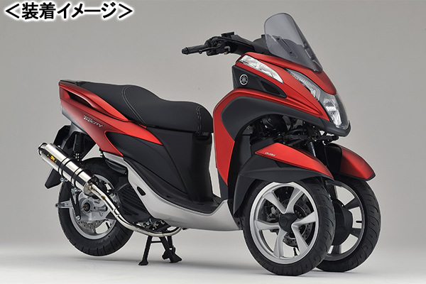 トリシティ se82j Realize REALIZE リアライズマフラー トリシティ125 SE82J 22 Racing