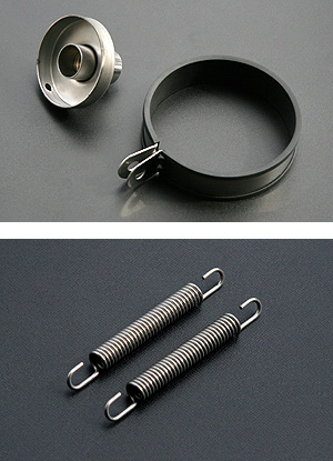 REALIZE   汎用チタンサイレンサー（φ90×300/φ70スラッシュエンド/差込φ50.8） 601-002-07の通販は