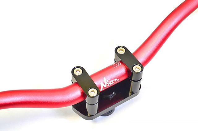 KN企画 ZOOMER ［AF58］  NCY ハンドルポスト&ファットバーセット（レッド） ZM-NCY-HPRDの通販は