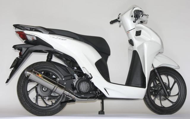 REALIZE Dio110 ［2BJ-JK03］  22Racing SUS ステンレスマフラー 358-009-00の通販は