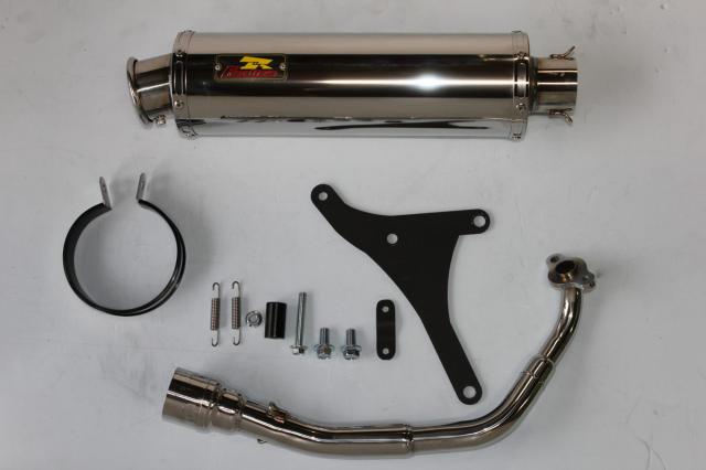 REALIZE Dio110 ［2BJ-JK03］  22Racing SUS ステンレスマフラー 358-009-00の通販は