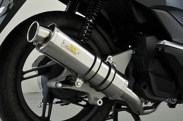 REALIZE PCX150 ［KF18］  22Racing SUS ステンレスマフラー 330-009-00の通販は