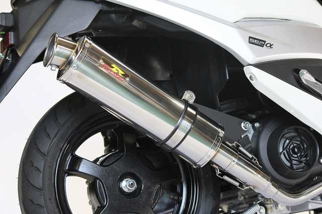 REALIZE バーグマンストリート125 ［8BJ-EA23M］  22Racing SUS ステンレスマフラー 362-009-00の通販は 31,581円