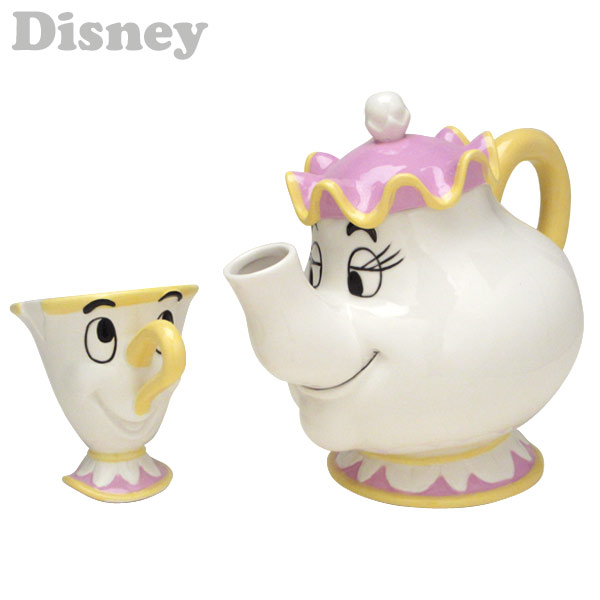 美女と野獣のティーセット チップ/ポット夫人 (マグカップ/ティーポット) ディズニー キッチン用品の通販は