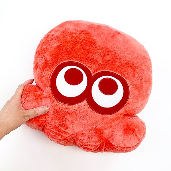 クッション ぬいぐるみ スプラトゥーン Splatoon3 クッション タコ(レッド) インテリア