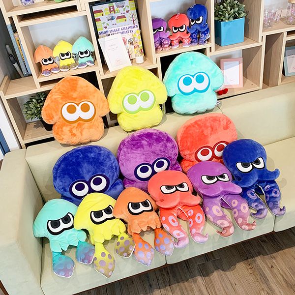 Splatoon 3 ぬいぐるみとクッション他色々セット スプラトゥーン Splatoon3 クッション タコ(レッド) インテリア