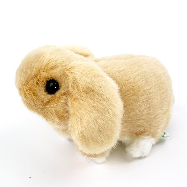 ロップイヤーうさぎ オレンジ りくのなかま ぬいぐるみ 茶 吉徳の通販